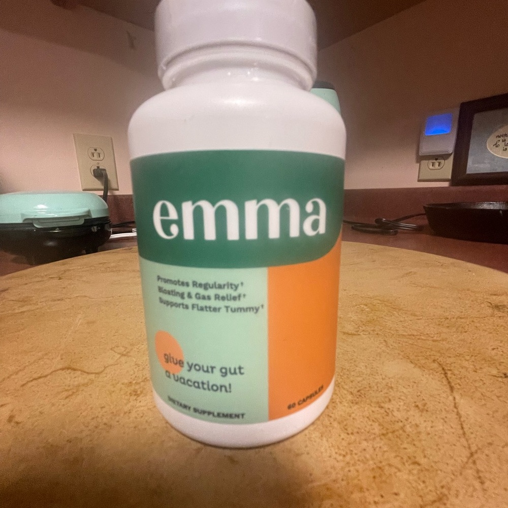 Emma Digestive Support Supplement - Orange and White